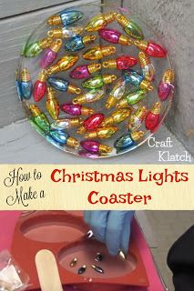 Uv Resin Crafts, Coaster Resin, Epoxy Projects, Diy Christmas Lights, How To Make Resin, Resin Crafts Tutorial, Christmas Light Bulbs, Diy Resin Projects, Resin Coaster