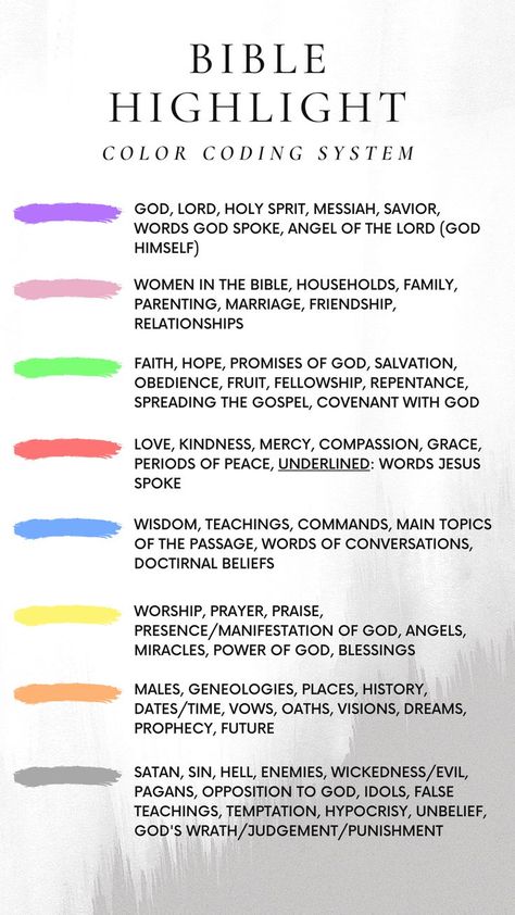 Bible Color Coding, Bible Highlighting, Reading Bible, Inductive Bible Study, Bible Guide, Bible Studies For Beginners, Learn The Bible, Bible Study Plans, Understanding The Bible