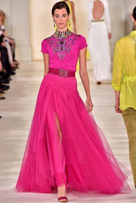 Ralph Lauren Ralph Lauren Spring 2015, Pauline Hoarau, Ralph Lauren New York, Mode Glamour, Mode Tips, New York Spring, Ralph Lauren Style, Gorgeous Gowns, 2015 Fashion