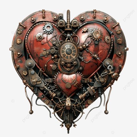 steampunk inspired heart artwork with mechanical elements steampunk heart artwork png Steampunk Heart, Heart Artwork, Png Elements, Transparent Image, Png Transparent, Vector Graphics, Png Image, Free Download, Clip Art