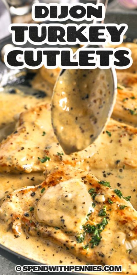 Turkey Cutlets And Mushrooms, Slow Cooker Turkey Cutlets, Recipes With Turkey Cutlets, Turkey Tenderloin Recipes Stovetop, Keto Turkey Cutlet Recipes, Turkey Tender Recipes, Turkey Fillets Recipes, Easy Healthy Turkey Recipes, Turkey Cutlets With Gravy