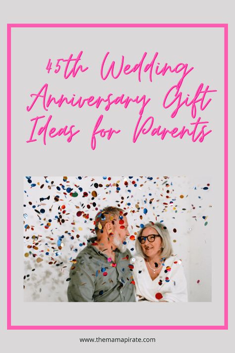 Wedding Anniversary Gift Ideas Anniversary Gift Ideas For Parents, 45th Wedding Anniversary Gifts, Gift Ideas For Parents, 45th Anniversary Gifts, Dinner Kids, Wedding Anniversary Gift Ideas, 45th Wedding Anniversary, Parents Anniversary, Anniversary Gift Ideas