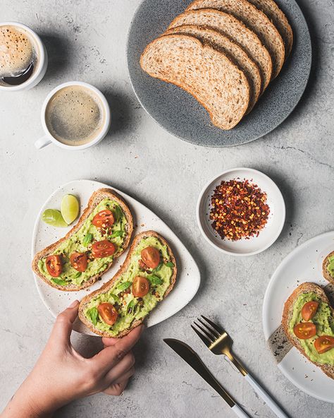 Avocado Toast Photography Food Styling, Avocado Toast Photography, Toast Photography, Fit Bar, Mini Cafe, Breakfast Photography, Breakfast Photo, Bar Workout, Hot Food