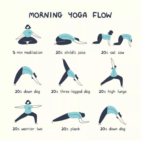 Morning Yoga Sequences, Simple Workouts, Morning Yoga Flow, Morning Yoga Routine, Yoga Time, Daily Yoga Workout, Makanan Diet, Relaxing Yoga, Easy Yoga Workouts