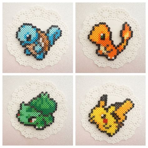 Pokemon Perler Beads Pokemon Christmas Ornaments, Perler Bead Pokemon Patterns, Pony Bead Animals, Pokemon Perler, Pokemon Bead, Hamma Beads Ideas, Pattern Game, Pokemon Pattern, Pokemon Perler Beads