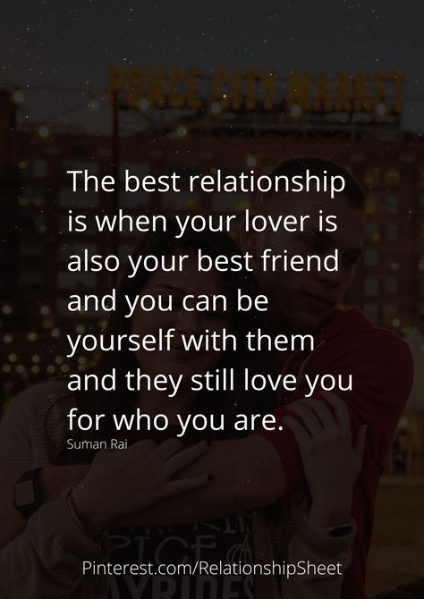 The best relationship is when your lover is also your best friend and you can be yourself with them and they still love you for who you are. I Want To Be Your Best Friend And Lover, Best Friend And Lover In One Person, Husband Is My Best Friend Quotes, Best Friend Partner Quotes, My Man Is My Best Friend Quotes, Best Friends Lovers Relationships, You Are My Best Friend And Lover, Kankotri Decoration, My Best Friend And Lover