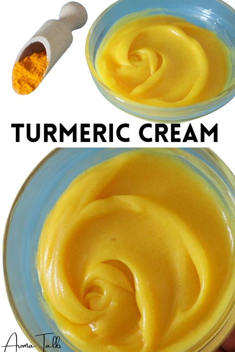 Home Made Anti Aging Cream, Tumeric Cream Diy, Turmeric Face Cream, Diy Face Cream For Dry Skin, Homemade Day Cream Face, Homemade Skin Lightening Cream, Turmeric Face Cream Diy, Homemade Face Cream For Glowing Skin, Diy Day Cream Face