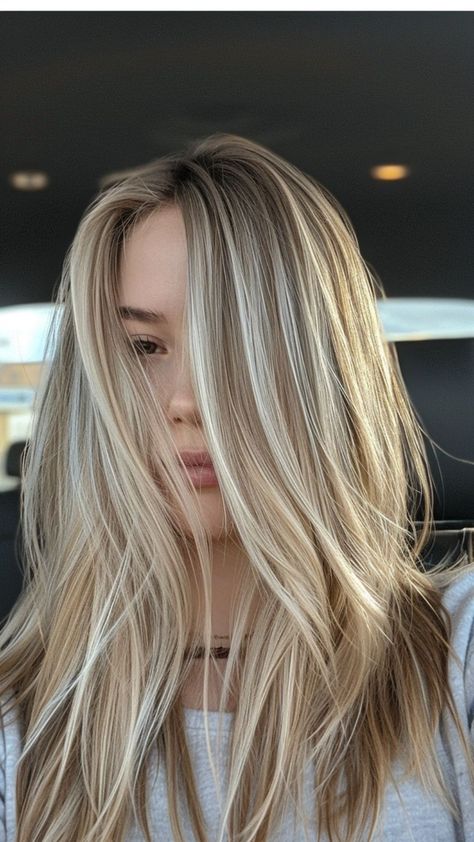 25 Dirty Blonde Hair Color Ideas for Modern Elegance Light Brown Hair For Blondes, Summer Hair Dirty Blonde, Dimension Blonde Hair, Fake Blonde Hair Ideas, Babylights Blonde Hair, Soft Blended Highlights, Soft Blonde Hair With Highlights, Blonde Easy Maintenance, Soft Summer Hair Color Blonde