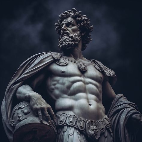 Marcus Aurelius Tattoo Quotes, Stoic Pictures, Masculine Sculpture, Marcus Aurelius Tattoo Design, Marcus Aurelius Aesthetic, Greek Warrior Statue, Marcus Aurelius Wallpaper, Stoic Statue, Stoic Aesthetic