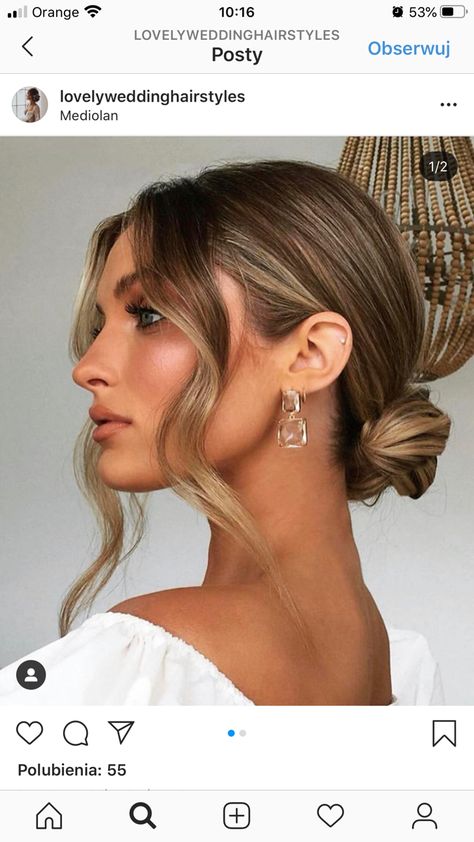 Updo For Medium Hair, Medium Length Hairstyle, Bridesmaid Hair Inspo, Prom Ponytail, Wedding Hair Up, Guest Hair, Bridesmaid Hair Makeup, Up Dos, Up Dos For Medium Hair