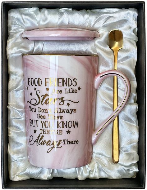 Friends Female, Hadiah Valentine, Valentines Day Gifts For Friends, Gifts For Women Birthday, Women Birthday Gifts, Valentines Gift Bags, Gifts For Best Friend, Gifts For Female Friends, Coffee Mug Gifts