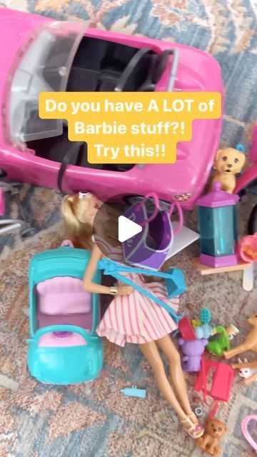 Home Organizing | Nashville, TN on Instagram: "This week we are sharing all things…TOY ORGANIZATION! 🚂🏀🚕🪀🥏🪁 If you are anything like us, you just got inundated with a ton of new toys + need some help with storing them all! ⠀ Yesterday was @lego sets, today is @barbie organization! ⠀ We love using these divided, lidded bins to store all the small Barbie accessories and the multipurpose bins to hold clothes + larger accessories!! And we are ALWAYS fans of a cube system! 🎀 ⠀ Comment BARBIE for the link to shop! ⠀ #organizing #toyorganization #barbie #homeorganizing #momlife #organizingideas #targetfinds #thetidyhomenashville" Barbie Storage Ikea, Barbie Furniture Storage Ideas, Barbie Doll Accessories Storage Ideas, Diy Barbie Organization, Best Barbie Storage Ideas, Barbie Dream House Storage Ideas, Storing Barbies, How To Store Barbies, Diy Storage For Toys