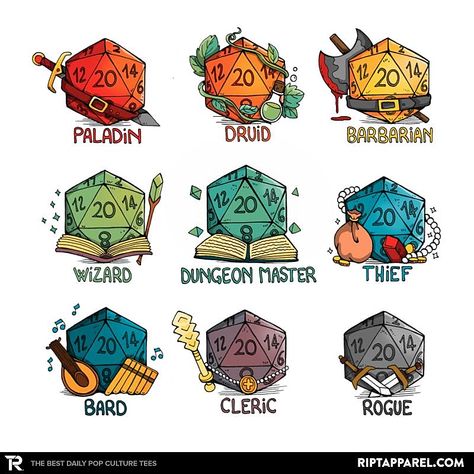 Dnd Crafts, Day Of The Shirt, Nerd Crafts, Dnd Classes, Dungeons And Dragons Art, Dnd Funny, Desenhos Harry Potter, Dungeons And Dragons Dice, Rpg Map