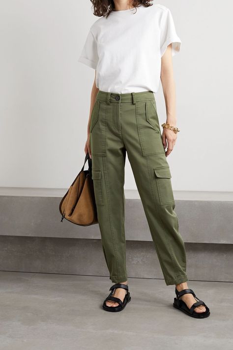 Army green pants