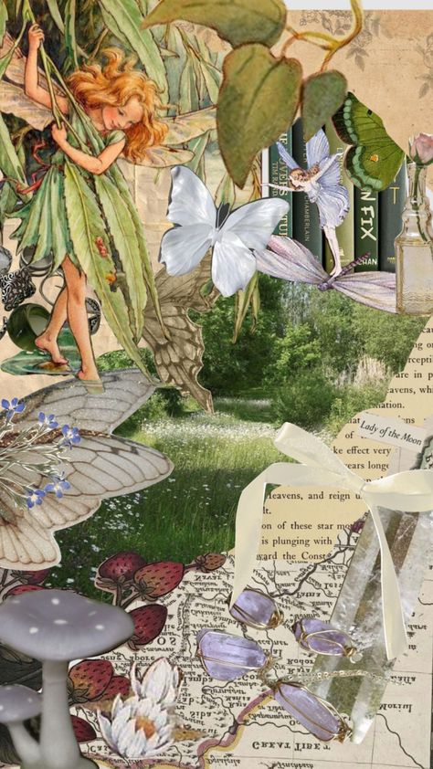 Fairycore Moodboard, Fairy Aesthetic Wallpaper, Cottagecore Drawing, Cottagecore Green, Fairy Core Aesthetic, Fairy Garden Containers, Cottagecore Wallpaper, Fairy Wallpaper, Cottagecore Fairy