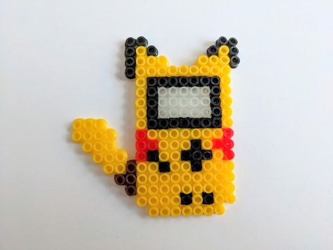 Bead Pins, Pikachu Game, Mini Hama Beads, Beads Designs, Magnetic Earrings, Melty Beads, Bead Ideas, Perler Beads Designs, Gaming Console