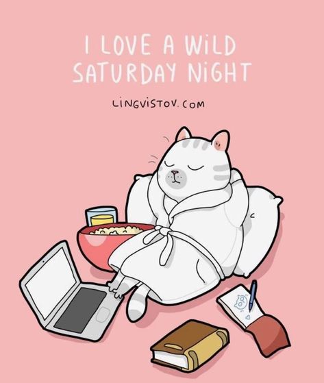 Saturday Night Fever, Illustration Doodle, Cat Comics, Funny Illustration, Dirty Dancing, Cat Quotes, Cat Drawing, Cartoon Cat, Crazy Cat Lady