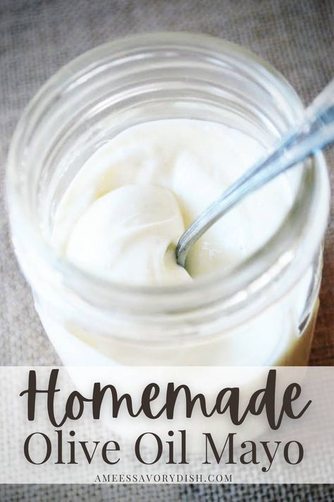 Homemade Mayonnaise Olive Oil, Mayonnaise Recipe Olive Oil, Light Mayonnaise Recipe, Olive Oil Mayonnaise Recipe, Paleo Mayonnaise Recipe, Mayonnaise Homemade, Mayonnaise Recipes, Homemade Olive Oil, Paleo Beef Recipes