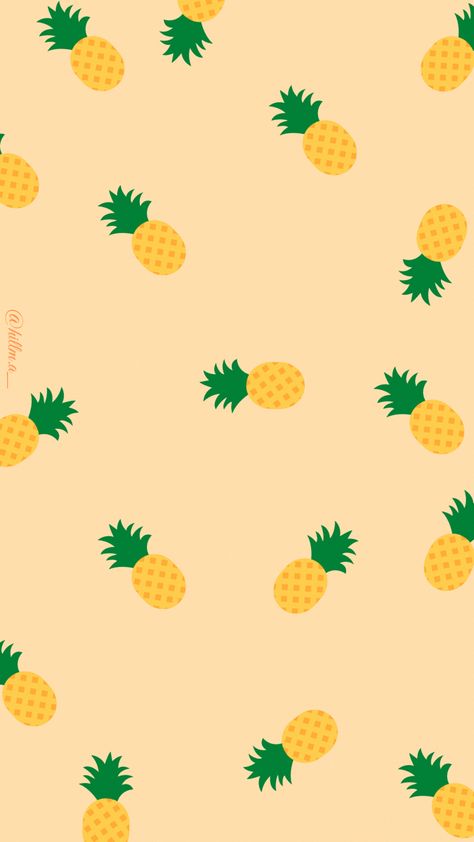 Pineapple Background Aesthetic, Pineapple Wallpaper Aesthetic, Summer Theme Wallpaper, Pineapple Background, Pineapple Backgrounds, Summer Prints Wallpaper, Pineapple Illustration, Iphone Wallpaper Preppy, Pop Art Patterns