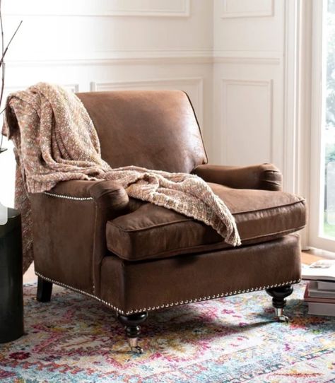 Chloe Brown, Salon Suites, Leather Club Chairs, Printed Chair, Ashley Furniture Homestore, Espresso Brown, Plywood Furniture, Brown Brown, Comfy Chairs