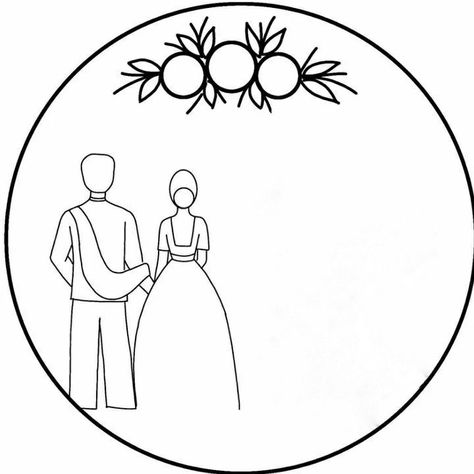 Embroidery Patterns Couple, Hoop Art Embroidery Wedding Template, Wedding Embroidery Hoop Couple Drawing, Wedding Hoop Pattern, Wedding Hoop Art Drawing Pattern, Hoop Art Embroidery Wedding Pattern, Wedding Hoop Art Drawing, Couple Hoop Art Pattern, Wedding Embroidery Hoop Pattern Free