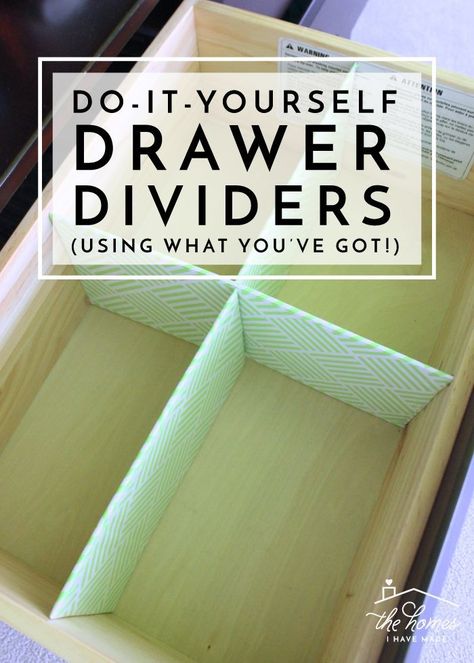 Organize any drawer with DIY Drawer Dividers (Using What You've Got!) Dresser Top Organization Ideas, Baby Dresser Organization, Draw Dividers, Diy Drawer Dividers, Diy Drawer Organizer, Craft Closet Organization, Dresser Drawer Organization, Closet Organizer With Drawers, Clothes Drawer