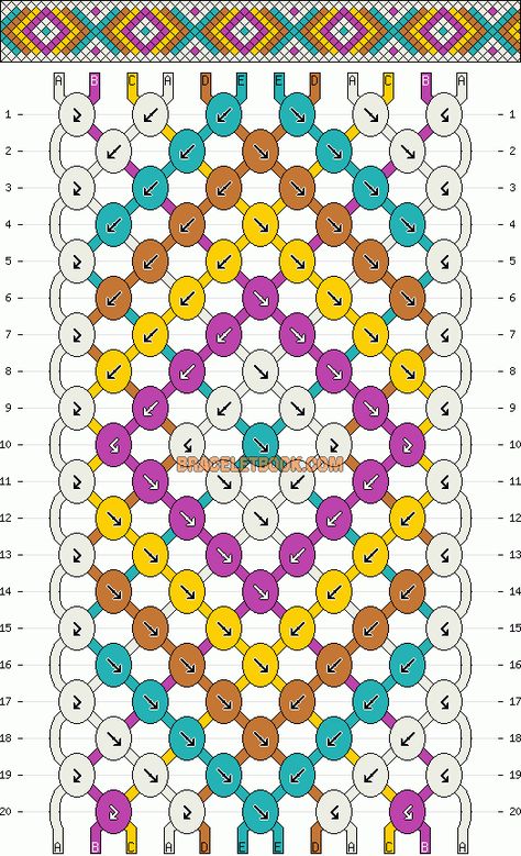 Chevron friendship bracelet pattern #2407 by mikkomix    http://www.braceletbook.com/pattern_normal/2407.html Frendship Bracelets, Chevron Friendship Bracelet, Chevron Friendship Bracelets, Diy Friendship Bracelet, Making Friendship Bracelets, String Bracelet Patterns, Cute Friendship Bracelets, Embroidery Bracelets, Friendship Bracelets Tutorial