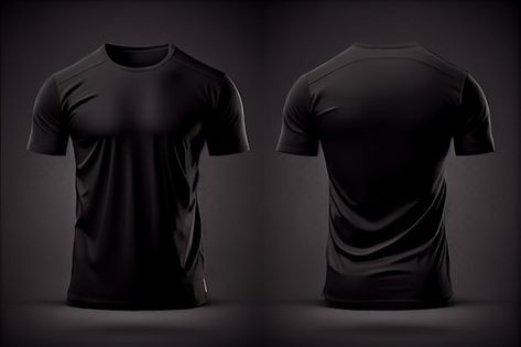 Photo blank black shirt mock up template... | Premium Photo #Freepik #photo #polo-design #clothing-template #clothes #sleeve Mock Up T Shirt, Popular Clothing, Popular Outfits, Clothing Design, Photoshop Design, Picture Design, Vector Photo, Back To Black, Style Board