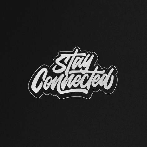 Stay Connected Design, Connect Logo, Motorbike Art, Connected Design, Text Fonts, Stay Connected, Lettering Design, Typography, Tattoos