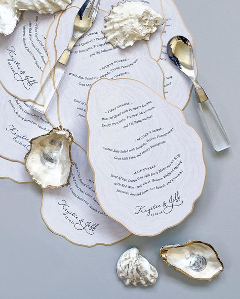 Oysters Wedding Decor, Pisces Wedding Theme, The World Is Your Oyster Bridal, Shell Theme Wedding, The World Is Your Oyster Party Theme, The World Is Your Oyster Party, Oyster Themed Wedding, Oyster Shell Wedding Decor, Oyster Themed Party