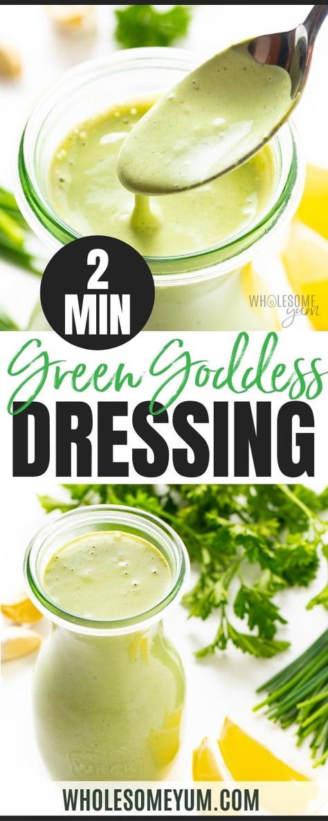 Goddess Dressing Chopped Leaf, Best Green Goddess Dressing Recipe, Sweet Green Dressing Recipes, Green Goddess Salad Dressing Recipe, Greek Goddess Dressing Recipe, Sun Goddess Dressing, Panera Green Goddess Sandwich, Original Green Goddess Dressing Recipe, Greek Goddess Salad Dressing