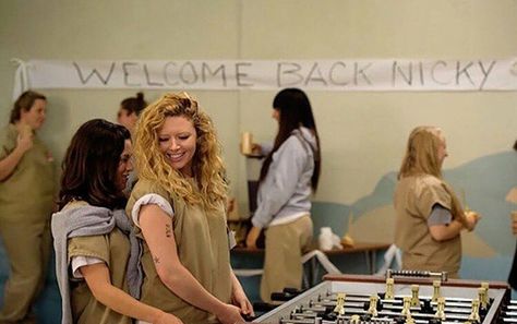 I just love them. Nicky And Lorna, Oitnb Aesthetic, Oitnb Nicky, Lorna Morello, Oitnb Cast, Nicky Nichols, Alex And Piper, Laura Prepon, Natasha Lyonne