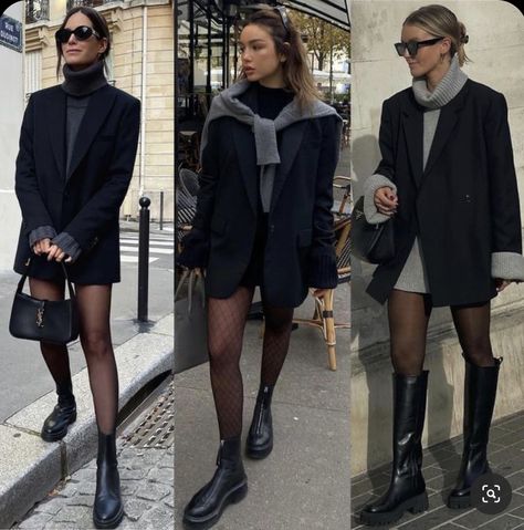 All Black Outfits For Women, Singapore Fashion, Winter Fashion Outfits Casual, Black Dress Outfits, Everyday Fashion Outfits, Winter Outfit Inspiration, Mode Inspo, Autumn Outfit, Looks Style