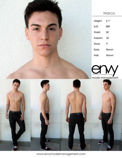 Male Model Choice 2 - Marco @ Envy Male Turnaround Reference, Modelling Portfolio, Model Profile, Male Anatomy, Portfolio Examples, Ethan Hawke, Vogue Men, Anatomy Poses, Model Profiles