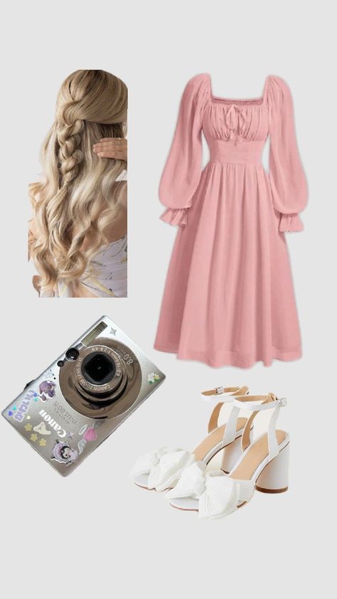 Princess Aesthetic Outfits, Pink Look, Cottagecore Outfits, Princess Aesthetic, Aesthetic Pink, Aesthetic Outfits, Party Outfit, Cute Outfits, Pink