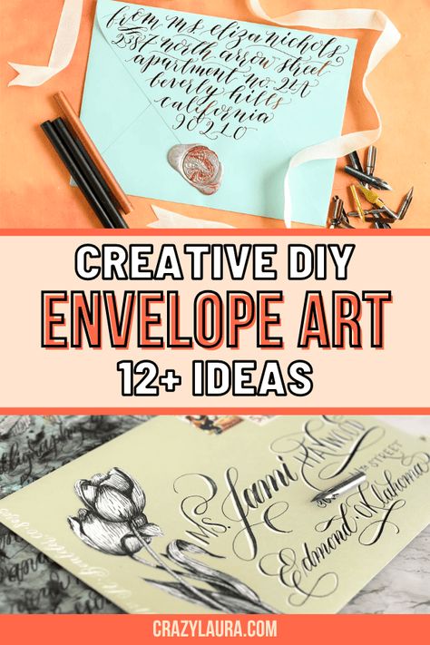 These DIY Envelope Art ideas will bring a creative touch to your letters, reminding us of the importance of well-crafted letters. #EnvelopeArt #DIY #MailArt Unique Envelope Design, Fancy Envelopes Creative, Envelope Addressing Creative, Creative Envelope Design Ideas, Decorate Envelope Ideas, Envelope Design Creative Handmade, Envelope Art Ideas, Lettering Envelopes, Envelope Decoration