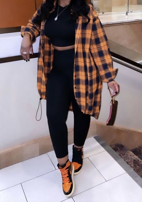 Long Bodycon Dress Outfit Casual Sneakers, Tan Satin Shirt Outfit, Jumpsuit And Sneakers Outfit Baddie, Blonde African American Hair, Flannel And Tennis Shoes Outfit, Cute Kickback Outfits, Day Party Outfit Fall, Jordan 1 Outfit Women Concert, Sporty Fall Outfits 2023