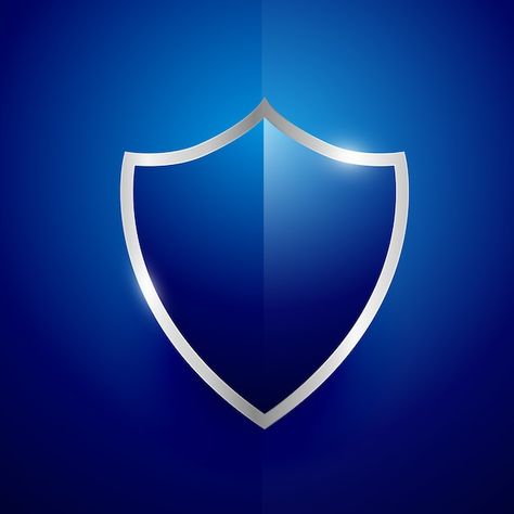 Security label badge design in blue colo... | Premium Vector #Freepik #vector #security-shield #security-badge #shield-badge #shield-design Security Badge, Security Logo, Blue Shield, Digital Abstract, Shield Logo, Badge Design, Tri Color, Premium Vector, Graphic Resources