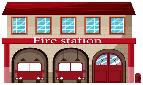 Fire Truck Craft, Preschool Creative Art, Vintage House Plans, Community Helpers, House Fire, Fire Station, Fire Department, Quiet Book, Wall Color