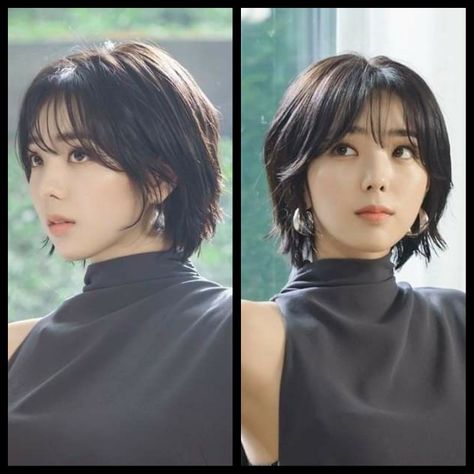 2 Layer Short Hair, Jooshica Hair, Oblong Face Short Hair, Japanese Girl Haircut, Short Round Haircut, Japanese Pixie Cut, Short Asian Bob, Shizuku Haircut, Japanese Short Hair Round Face