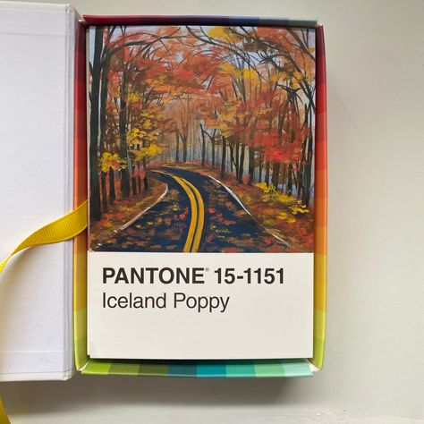 pantone postcards art (•◡•) / Pantone Postcards, Pantone Cards, Pantone Challenge, Pantone Art, Postcard Painting, Card Painting, Canvas Art Painting Abstract, Gouache Illustrations, Inspiration Painting