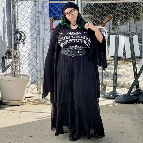 Goth Plus Size, Plus Size Grunge, Plus Size Gothic, Plus Size Goth, Goth Outfit Ideas, Hippie Goth, Casual Goth, Goth Outfit, Boho Goth