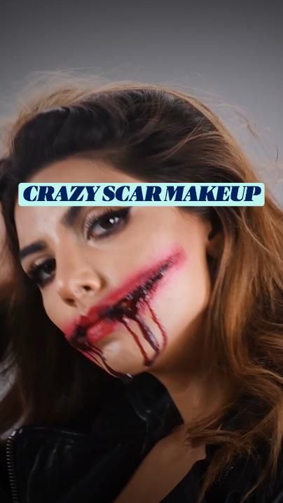 Scar Makeup Halloween, Fake Wounds Makeup, Wounds Makeup, Hallowen Schminke, Halloween Makeup Blood, Wound Makeup, Zombie Makeup Tutorials, Fake Wounds, Scar Makeup