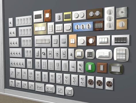 1switches, sockets and outlets Interior Shop Display, Electronics Store Design, Retail Store Layout, Shop Counter Design, Electronic Store, Electrical Shop, Store Shelves Design, Ceramic Store, Retail Store Interior Design