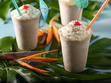 Bushwacker Recipe Boozy Slush, Bushwacker Drink, Bushwacker Recipe, Peach Milkshake, Baked Meringue, Boozy Chocolate, Boozy Milkshake, Bushwacker, Mango Cake