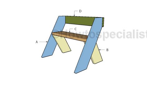 Aldo Leopold Bench Plans | HowToSpecialist - How to Build, Step by Step DIY Plans Leopold Bench, Aldo Leopold, Quick Woodworking Projects, Wooden Toys Plans, Wood Crafting Tools, Bench Plans, Popular Woodworking, Built In Bench, Wooden Bench