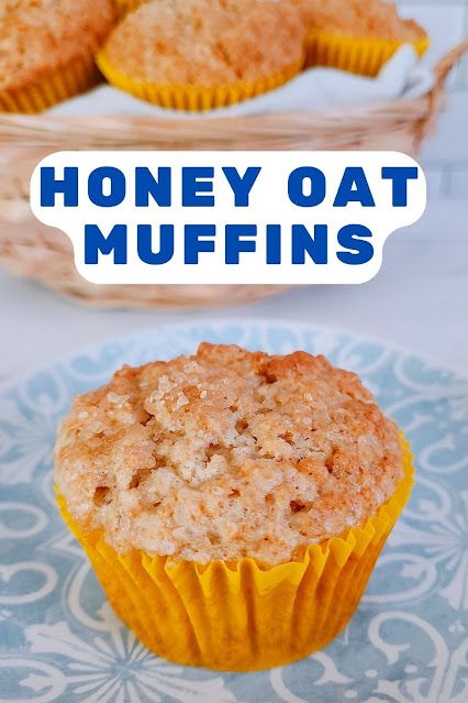 Honey Oat Muffins, Honey Muffins Recipe, Oat Muffins Healthy, Honey Muffins, Pecan Muffins, Coconut Oatmeal, Tried And True Recipes, Honey Walnut, Oats And Honey