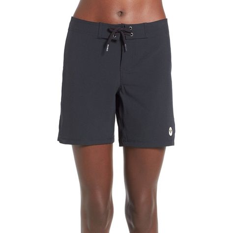 Roxy To Dye Board Shorts ($42) ❤ liked on Polyvore featuring activewear and activewear shorts Womens Board Shorts Swimwear, Womens Board Shorts, Shorts Swimwear, Mood Indigo, Shorts Womens, Active Wear Shorts, Free Fabric, Long Length, Board Shorts