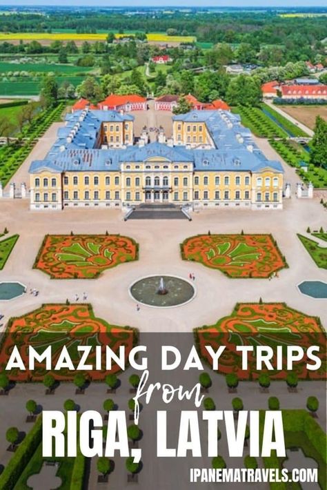 Visit amazing places in Latvia with these day trips from Riga. Includes Rundale Palace, the Ethnographic open-air museum, the Salaspils Memorial, Cesis Castle, Kuldiga, Sigulda, Kemeri National Park #latvia #riga #rigadaytrips Cesis Latvia, Sigulda Latvia, Rundale Palace, Baltic Countries, Eastern Europe Travel, Air Museum, Baltic States, Riga Latvia, Places In Europe