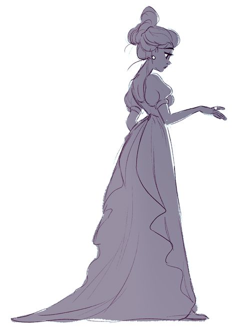 quick dress sketch Výtvarné Reference, Siluete Umane, Character Sketches, Dress Sketches, Dress Drawing, Character Sketch, Art Poses, Drawing Poses, Drawing Reference Poses